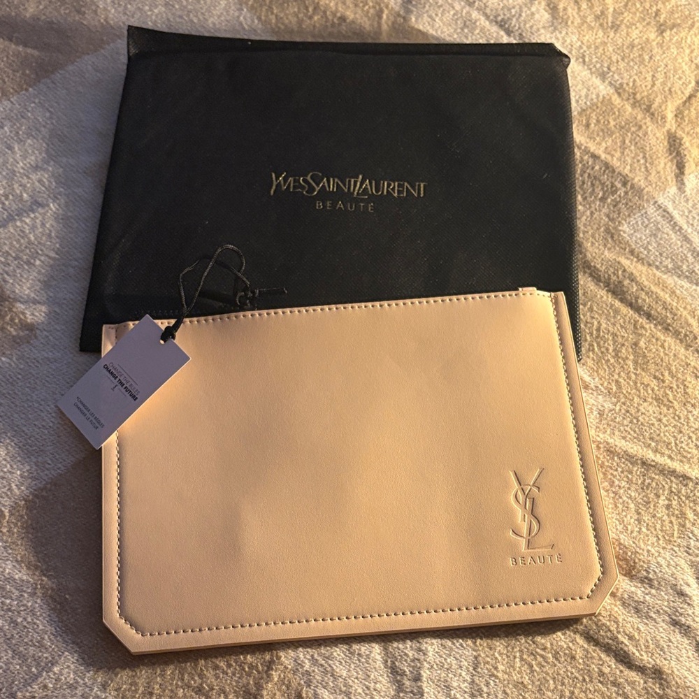 Yves Saint Laurent Light Tan Pouch